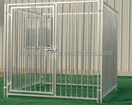 Bars Dog Kennel with Solid Metal Roof