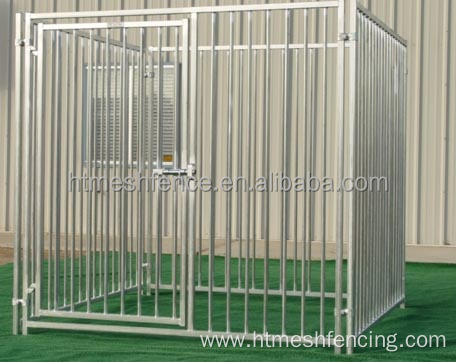 Bars Dog Kennel with Solid Metal Roof