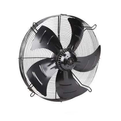AC Axial Airflow Fan 500mm External Rotor Motor Powered Cooling Fan