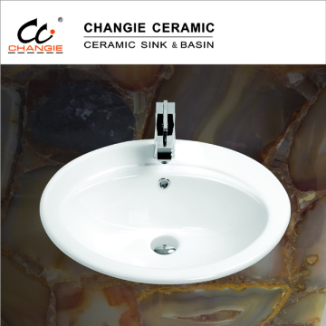 1001 Drop in Basin, Top Sink, Changie Ceramic Factory (1001)
