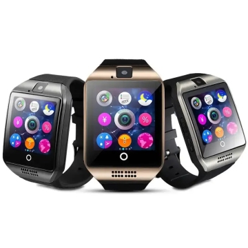 Q18 Smart Watch: Waterproof, Camera, Micro SIM, TF Card, Fitness Tracker for iOS & Android