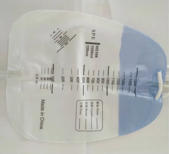Medical Sterile Drain Collector with Luer Lock Connectors