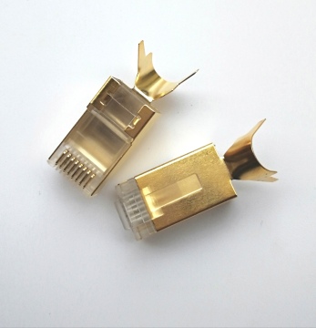 Penyambung Cat7 RJ45 STP CAT7 Palam modular
