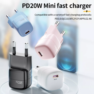 Nueva tecnología 20W mini PD Fast Charger