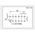 Spun series push switch