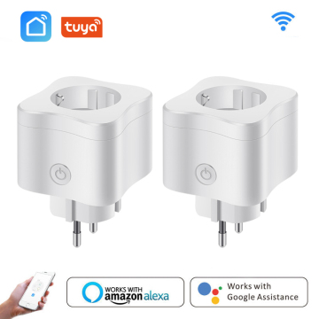 WiFi Smart Plug EU Adaptor Smart Socket Remote Voice Control Power Outlet Timer Socket For Alexa Google Home