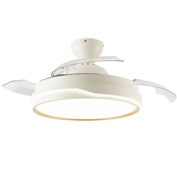 CE Certified Intelligent Remote Control Mobile App Low Noise Ceiling Fan Light