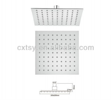 Thin shower head for shower set rotating shower head rain shower