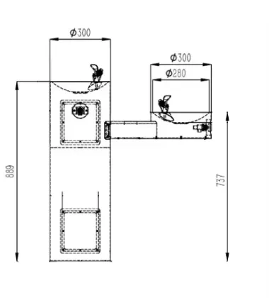 ADA Compliant Drinking Fountain | Outdoor Stainless Steel ADA Drinking Fountain