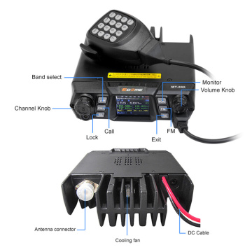 ECOME MT-690 Analog Mobile Car Funk Basisstation