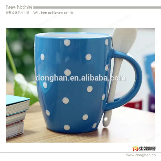 blue mug with spoon