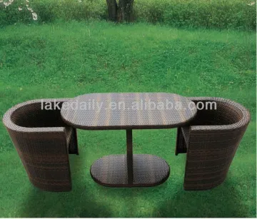 PE rattan dinning set