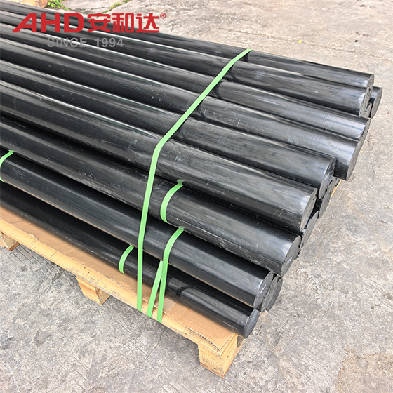 100mm Black Polyethylene HDPE Rod
