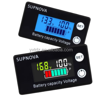 DC -Spannungsbatteriekapazitätsanzeige Voltmeter für Bleisäure- und Lithiumbatterien
