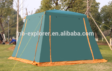 Large space camping tent with a hall for 4-6men