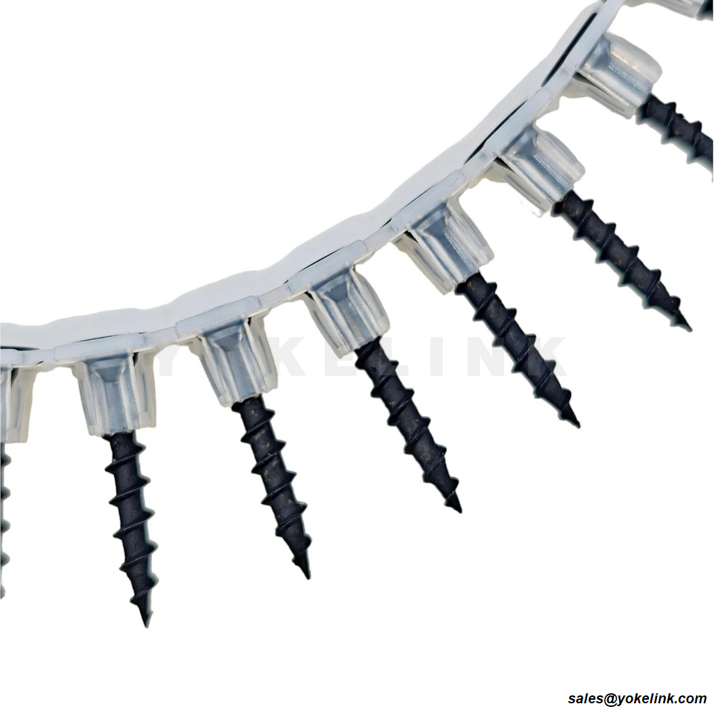 M3.5 M3.9 fekete durva/finom menetes sorba rendezett gipszkarton csavarok 25mm 35mm 65mm