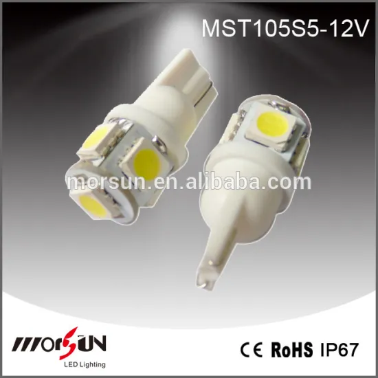 Hot sale!!! car lamp 5 leds 5050smd t10 led bulb