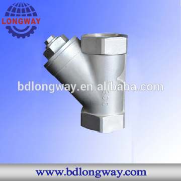 CNC machine investment casting stainless steel tee parts