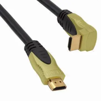 A to A Super Slim 19 Male to 19 Male HDMI Cables with 24K Gold-plated Plugs and 100% Triple Shield