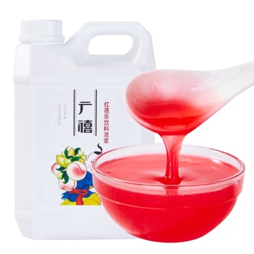 2023 neue 2,5 kg rosa Guavensaft -Saft -Konzentrat -Schüttgüter für Bubble -Tee