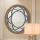 Rustic Round Decorative Large Wall Mirror