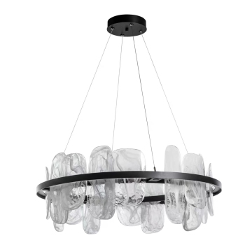 High-Grade Mist Glass Chandelier for Living Room and Bedroom