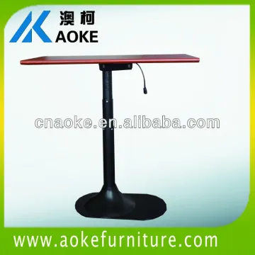 Ellipse feet one leg electric height adjustable desk