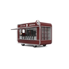 Modern Low-Cost Water-Resistant Outdoor Coffee Kiosk