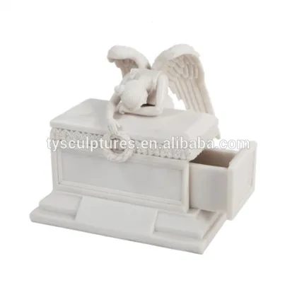 Hand carved stone angel goddess tombstone angel headstone monument