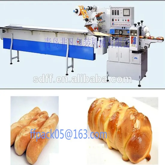 High Speed Horizontal Bread Automatic Flow Packing Machine