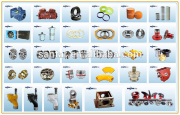 Concrete pump spare parts; pump spare parts, concrete pump spare part