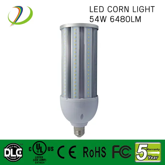 2700k-6500k 120lm/w 54w led corn light