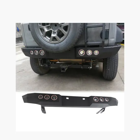 Maiker Steel Rear Bumper with Light for Suzuki Jimny JB64 JB74 - Manufacturer Bumper Guard