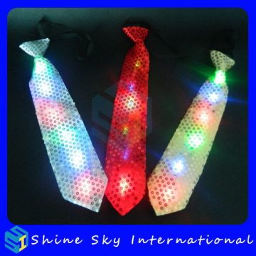Wholesale New Products Led Bow Tie With Sequins