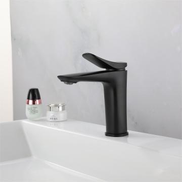 Custom Design Bathroom Matte Black Hand Wash Basin Faucet - Factory Supplier Brass Taps
