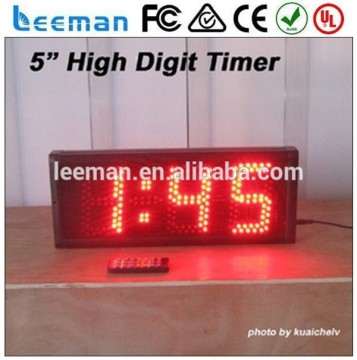 Leeman outdoor red color digital led timer countdown