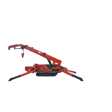 8 тонн Crawler Spider Crane со складной ногой