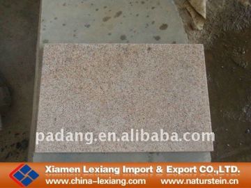 G682 Yellow Granite Bush-Hammered Outdoor Paving Tile