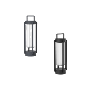 2023 Modern Black Metal LED LANTER