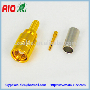 crimp type SMB female RF connector