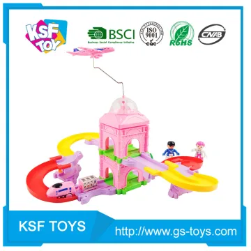 2017 new style electric railway toy slot car with low price