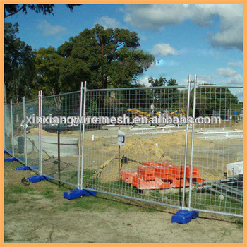 Temporay construction safety fence