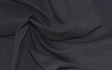 black jersey knit fabric