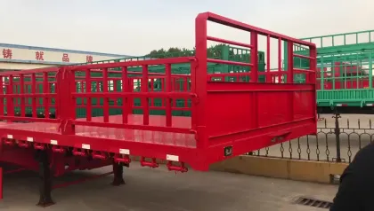 side wall Flatbed semi trailers
