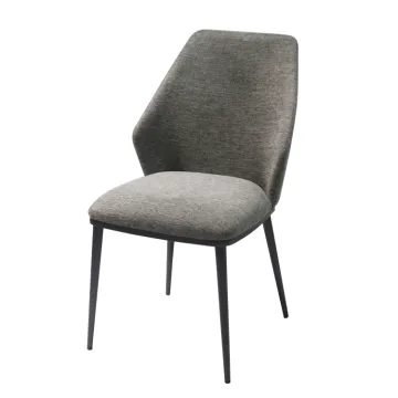 Modern Fabric Metal Dining Chairs for Stylish Dining Rooms