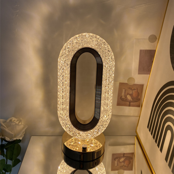 Modern Crystal Table Lamp for Bedroom and Living Room