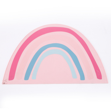 Cartoon Rainbow Tiger Design Kids Placemats