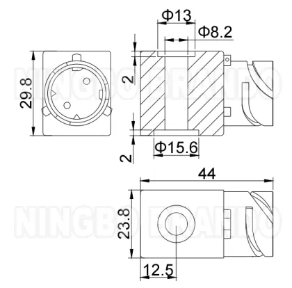 FEM-5KB Knorr-Bremse Type Solenoid Valve Coil DC24V