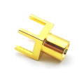 Male Female MCX RF Coaxial PCB Mount Connector