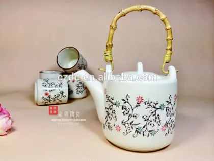 japanese style ceramic tea set made in china
